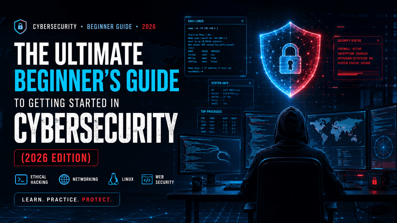 The Ultimate Beginner’s Guide to Getting Started in Cybersecurity (2026 Edition)
